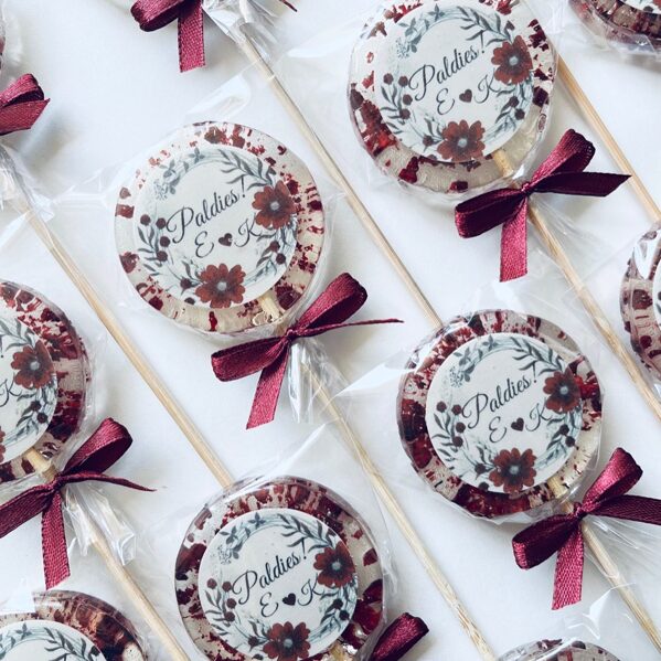 personalised lollipops